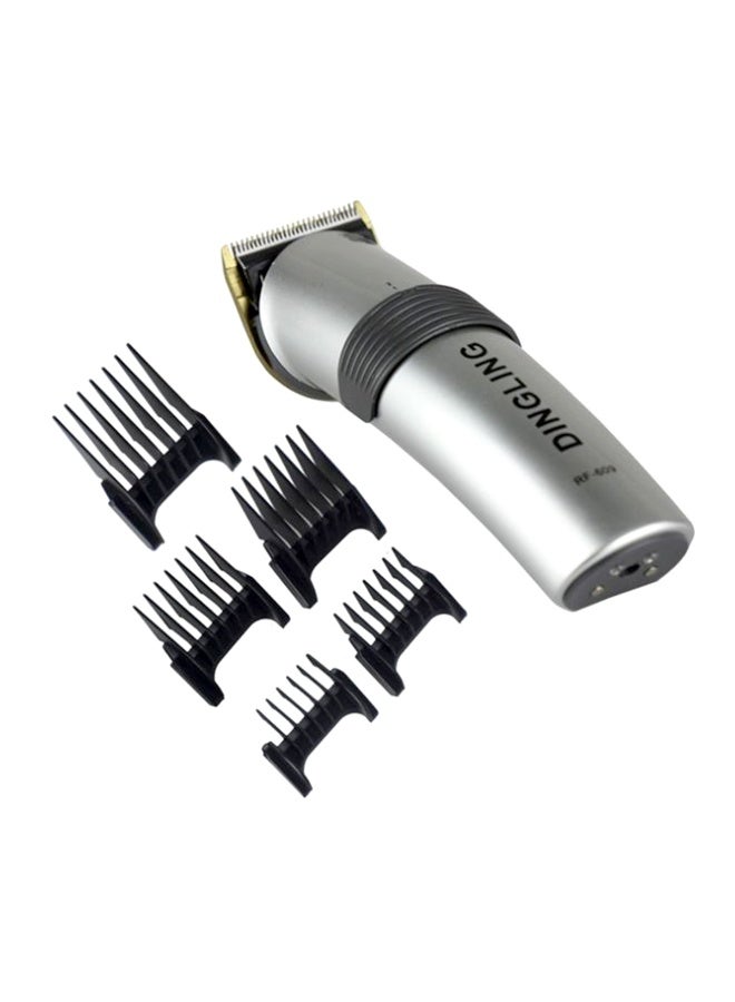 DINGLING RF-609 Professional Hair Clipper Beard Trimmer Rechargeable Cordless Grooming Machine with Adjustable Blade 0.5-2.5mm Clip On Comb Charging Stand Indicator Cleaning Brush Lubricating Oil Home Salon Use Men Electric Shaver Precision Cut - Image 3